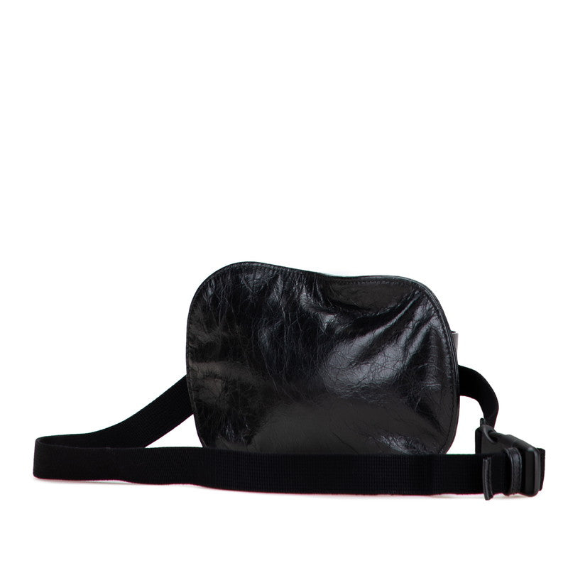 Gucci Interlocking Waist Bag Leather Travel Bag