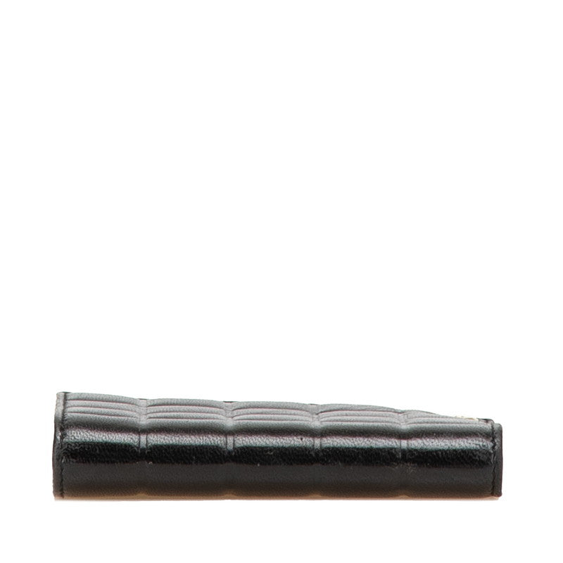 Chanel Coco Mark Choco Bar Lambskin Card Case Bag