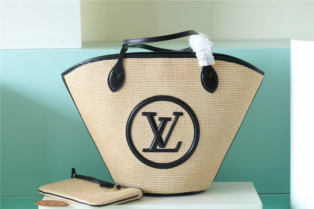 Top Quality Saint Jacques For Women Shoulder Raffia Black Crossbody Bag