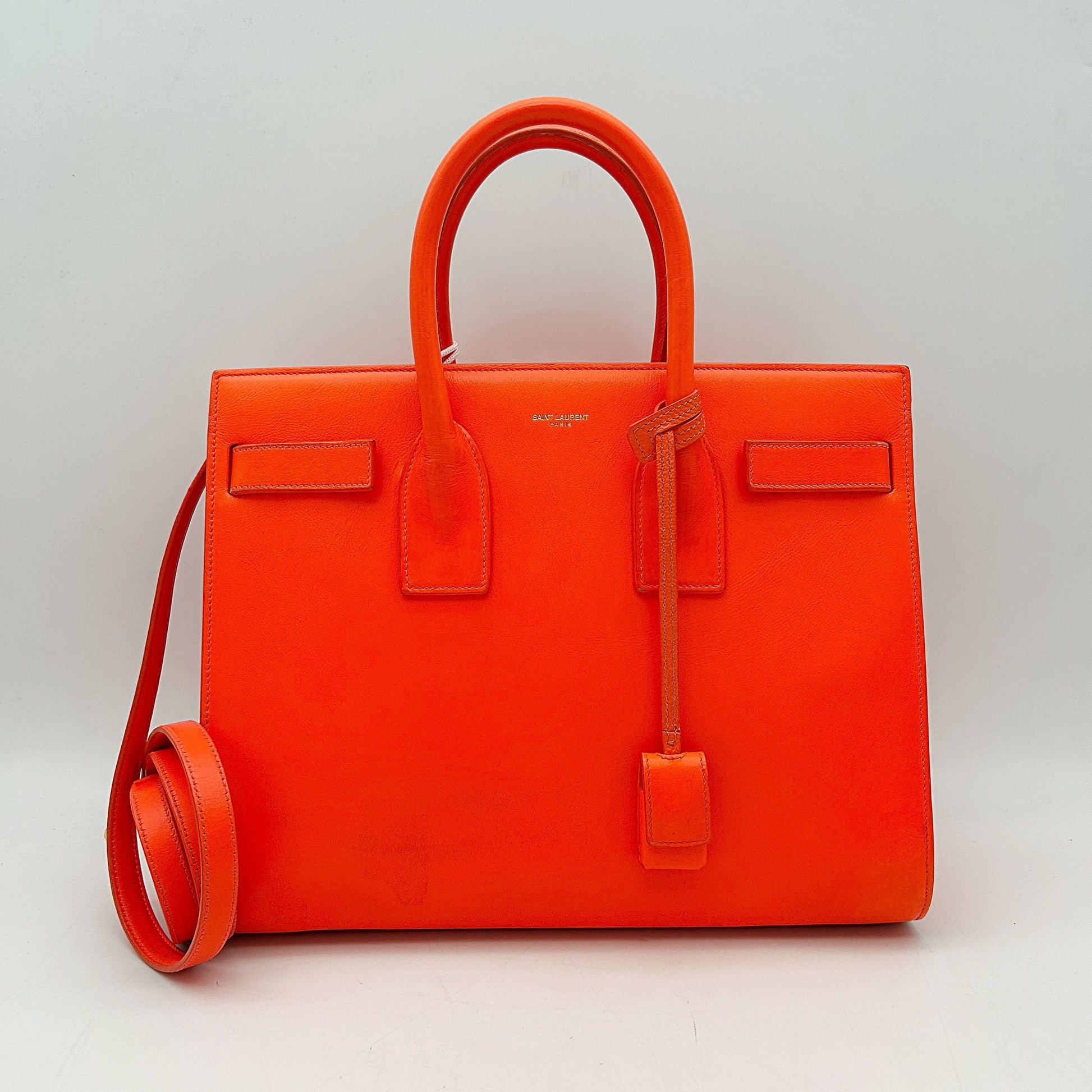 YSL Saint Laurent Nano Sac de Jour - Totes, s Orange Tote Bag