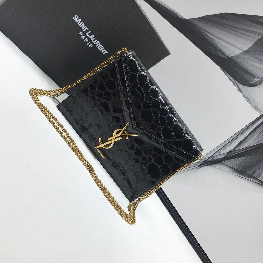 YSL Saint Laurent YSL Top Quality Cassandra Crossbody Bag With Black Small