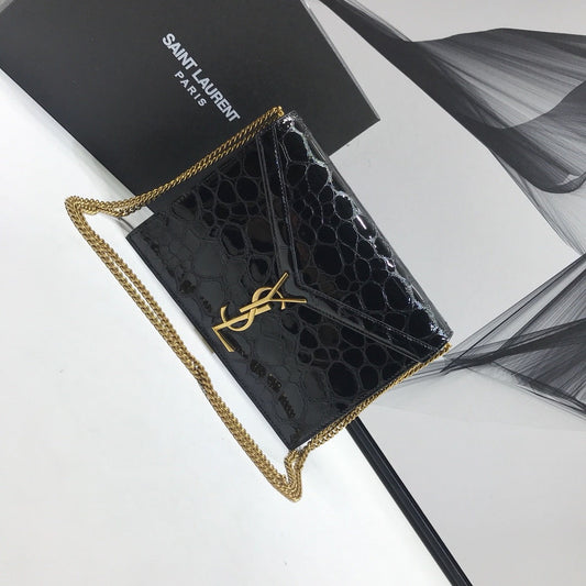 YSL Saint Laurent Cassandra Crossbody Bag Monogram Chain 74In19Cm Ysl 3825