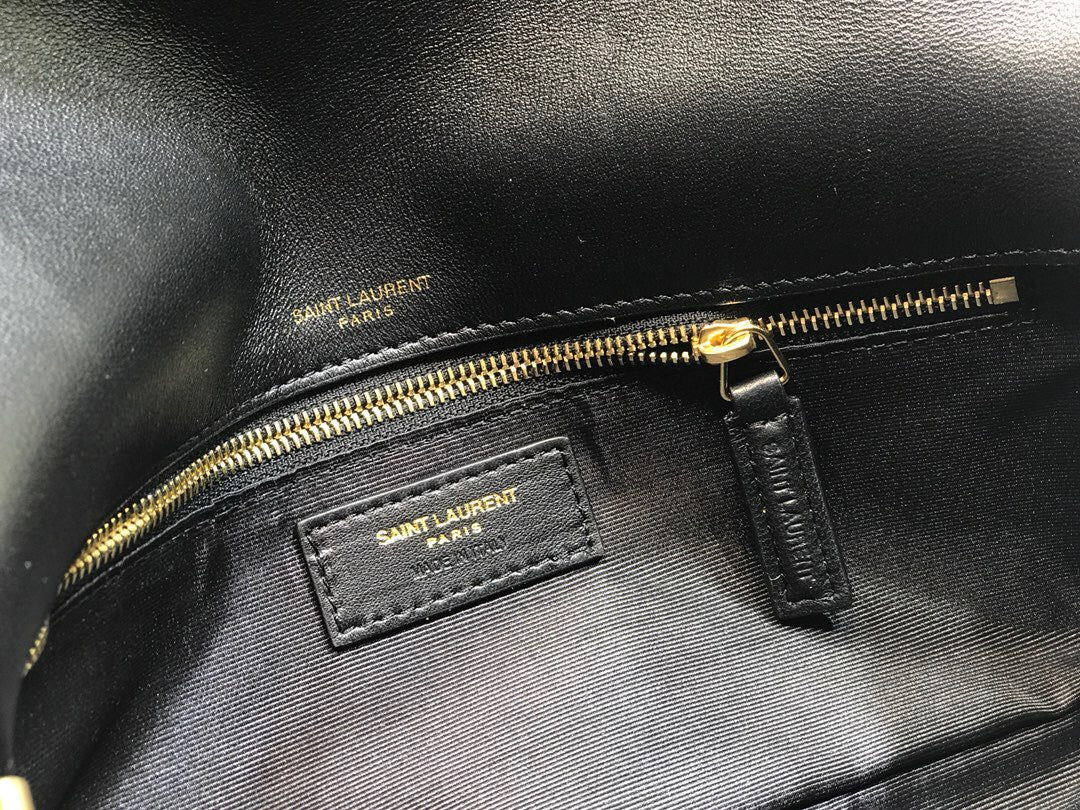 YSL Saint Laurent Kate Tassel 10in 26cm Black Small Shoulder Bag