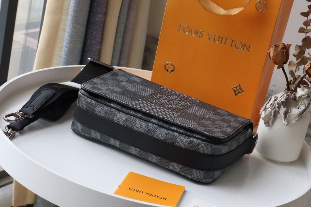 Top Quality Stutop Qualityo Messenger Damier Graphite Crossbody Bag
