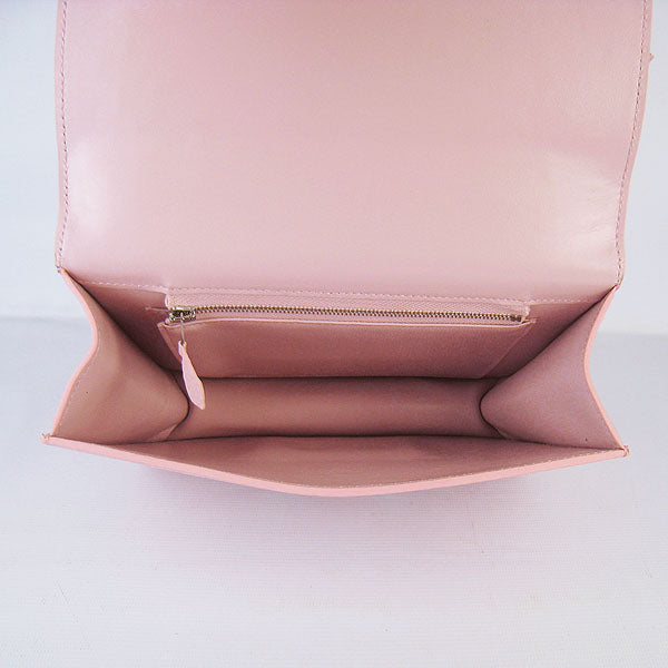 Hermes Luxury Constance Cowskin Bag H Leather Pink Travel Bag
