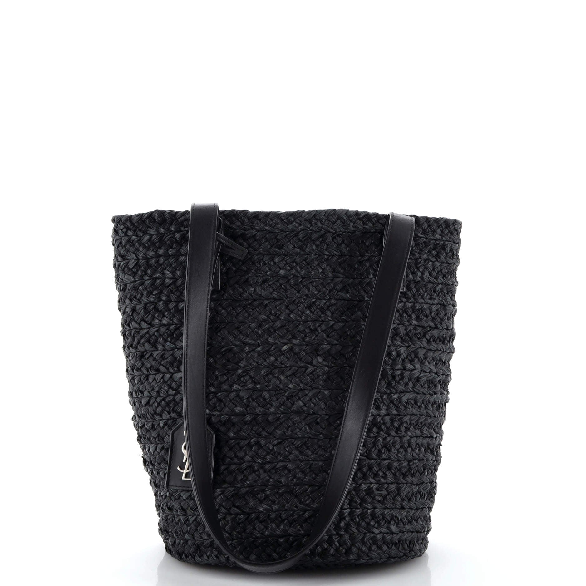 YSL Saint Laurent Saint Laurent Trending Panier Basket Shopper Tote Raffia Small Tote Bag