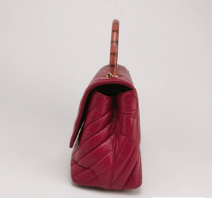 Chanel Coco Handle large bag **cm red cowhide
