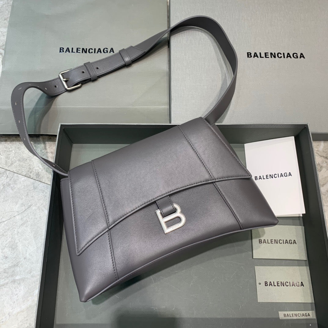 Top Quality Downtown Shoulder Bag In Gray Small