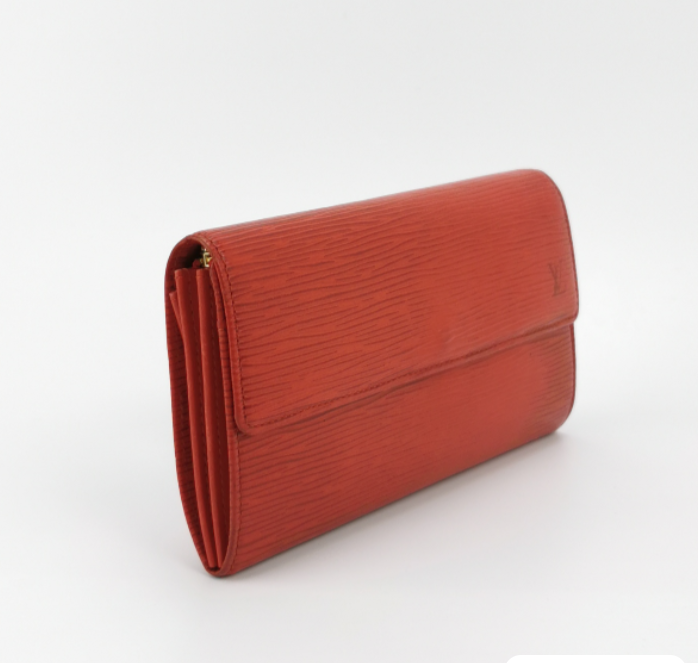 Louis Vuitton (LV) Wallet 1995year red