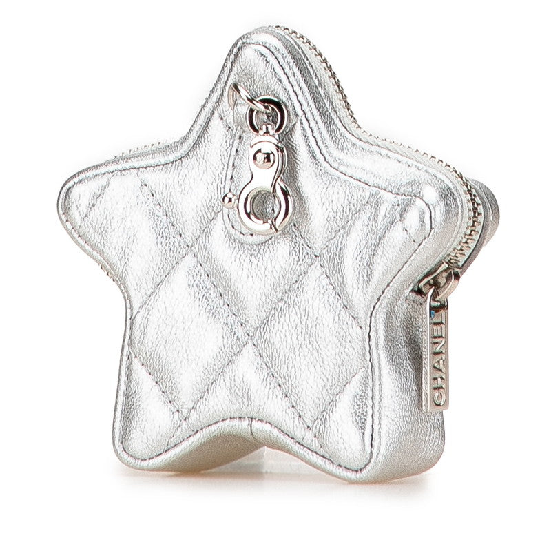 Chanel Coco Mark Star Matelassé Lambskin Coin Case Bag