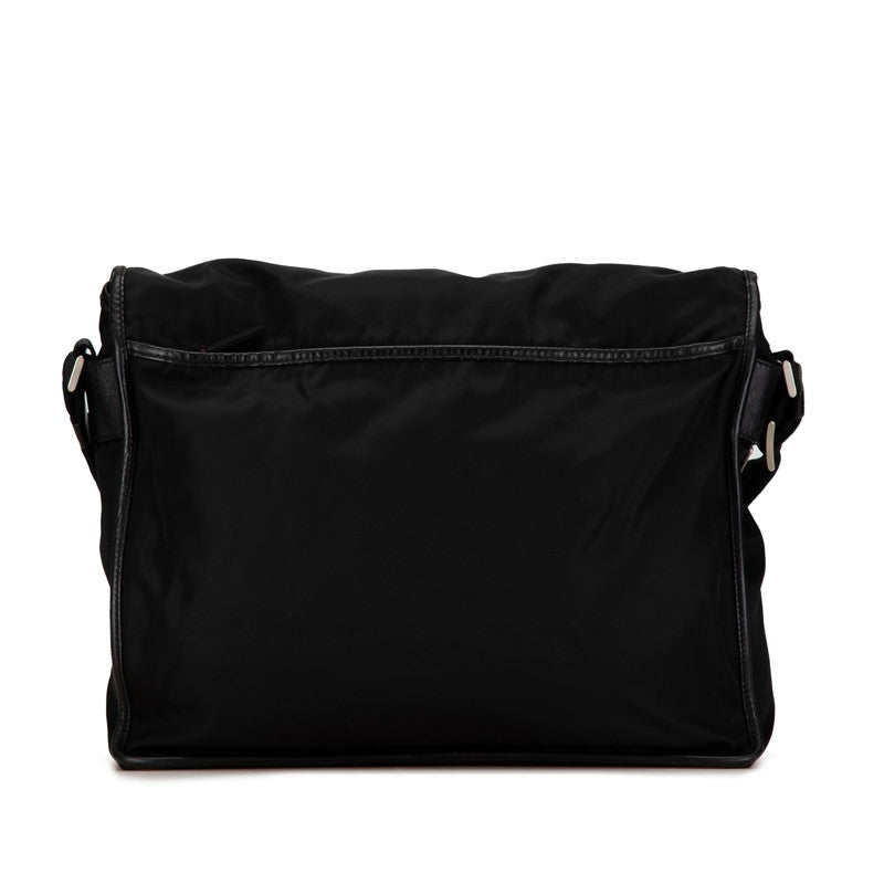 Prada Triangle Plate Shoulder Bag Nylon Logo Messenger Bag V158