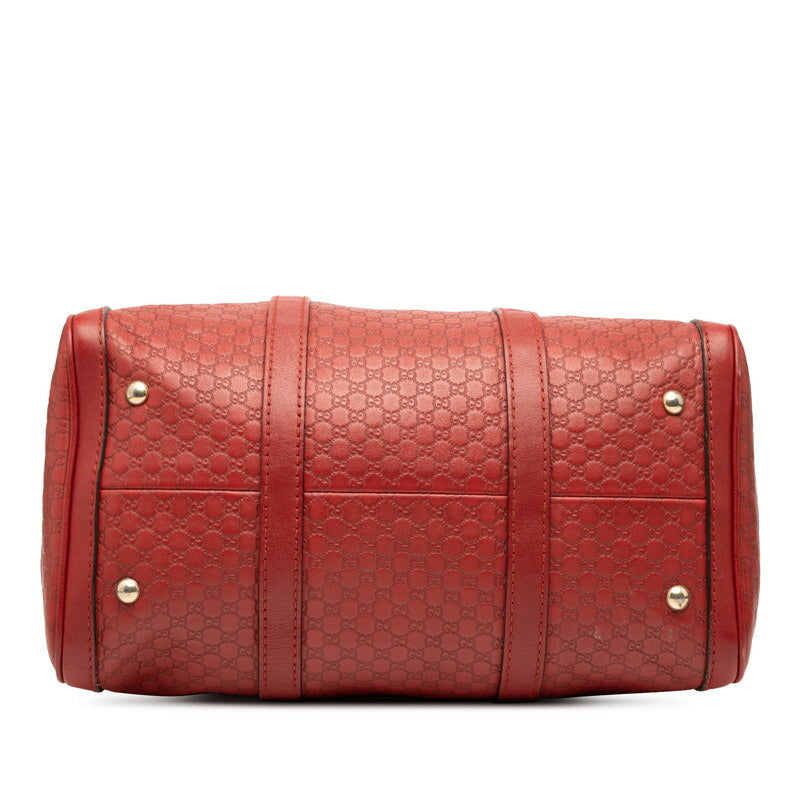 Gucci ssima 2Way Handbag Leather Travel Bag