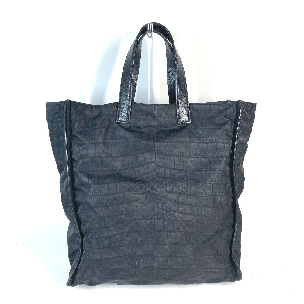 Fendi Tote Bag 7Va367 Mens Leather Nylon Black