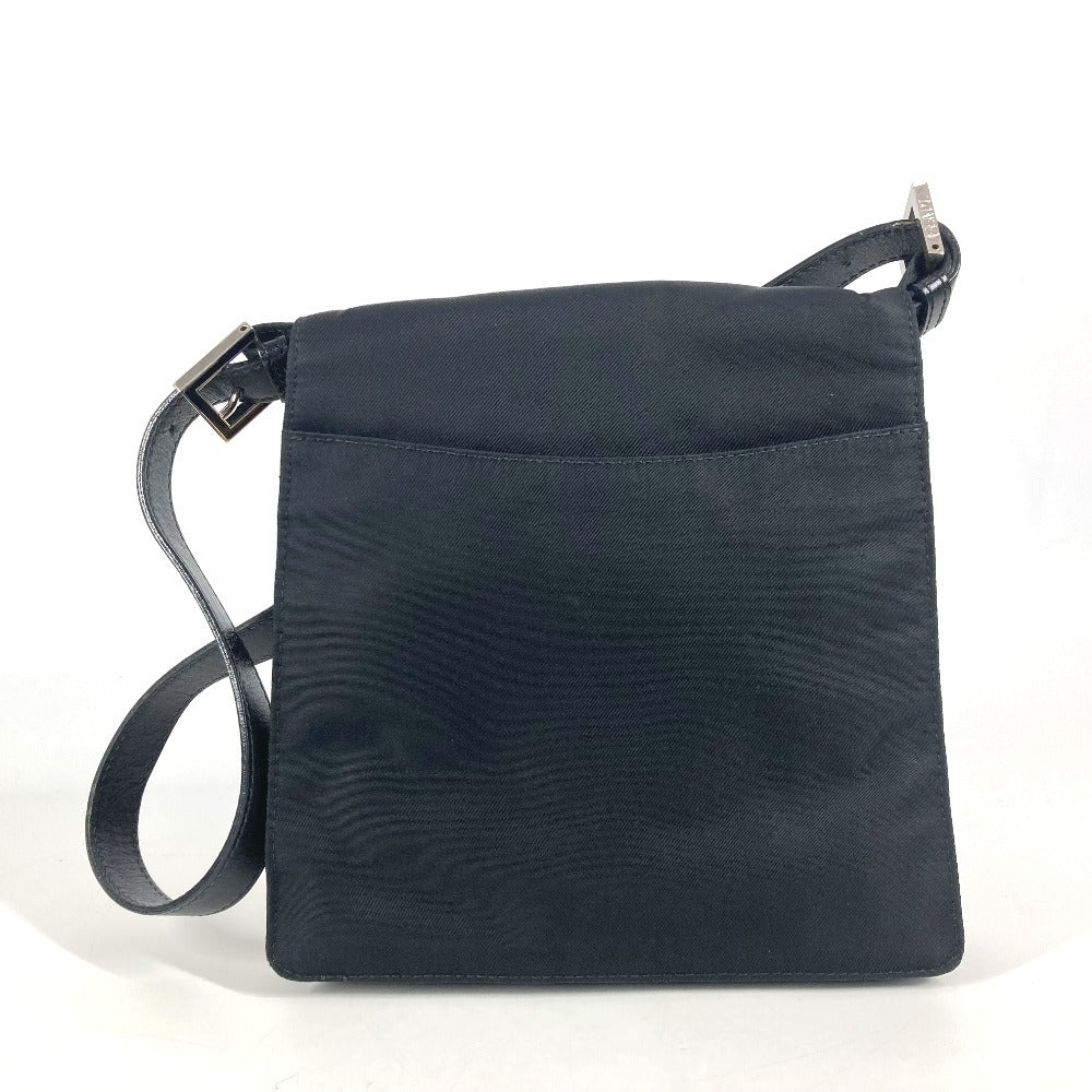 Fendi Shoulder Bag Ff Unisex Unisex Nylon Black Logo