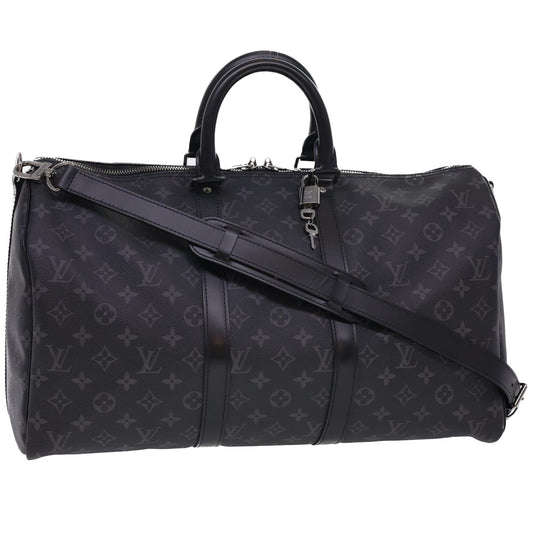 Louis Vuitton Eclipse Keepall Bandouliere 45 Boston Bag LV 40033A