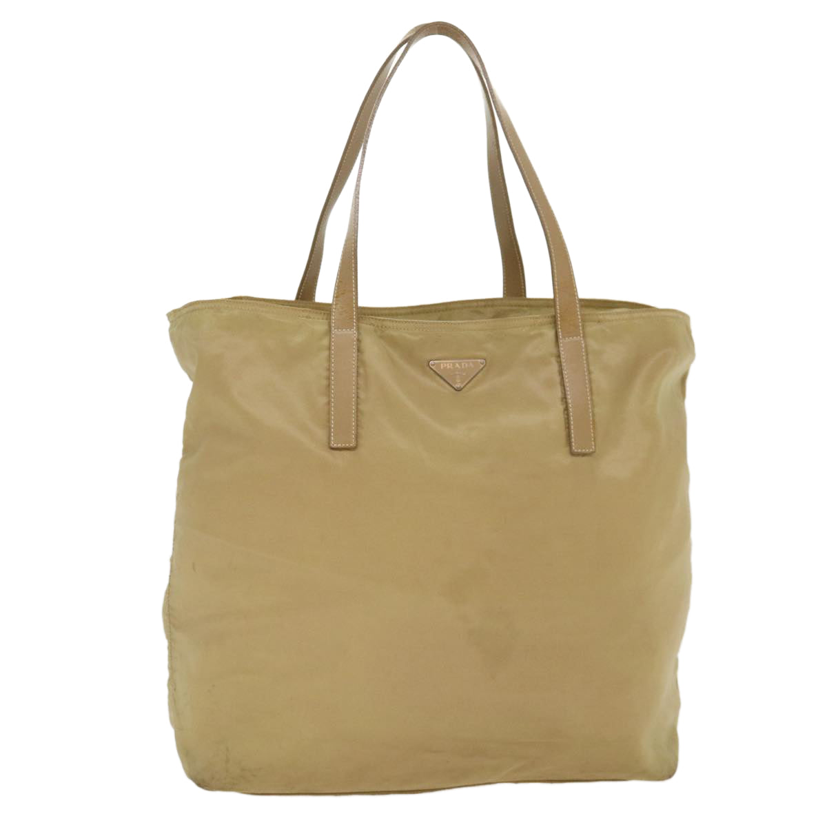 Prada Shoulder Bag Khaki Nylon Nylon Khaki 40046