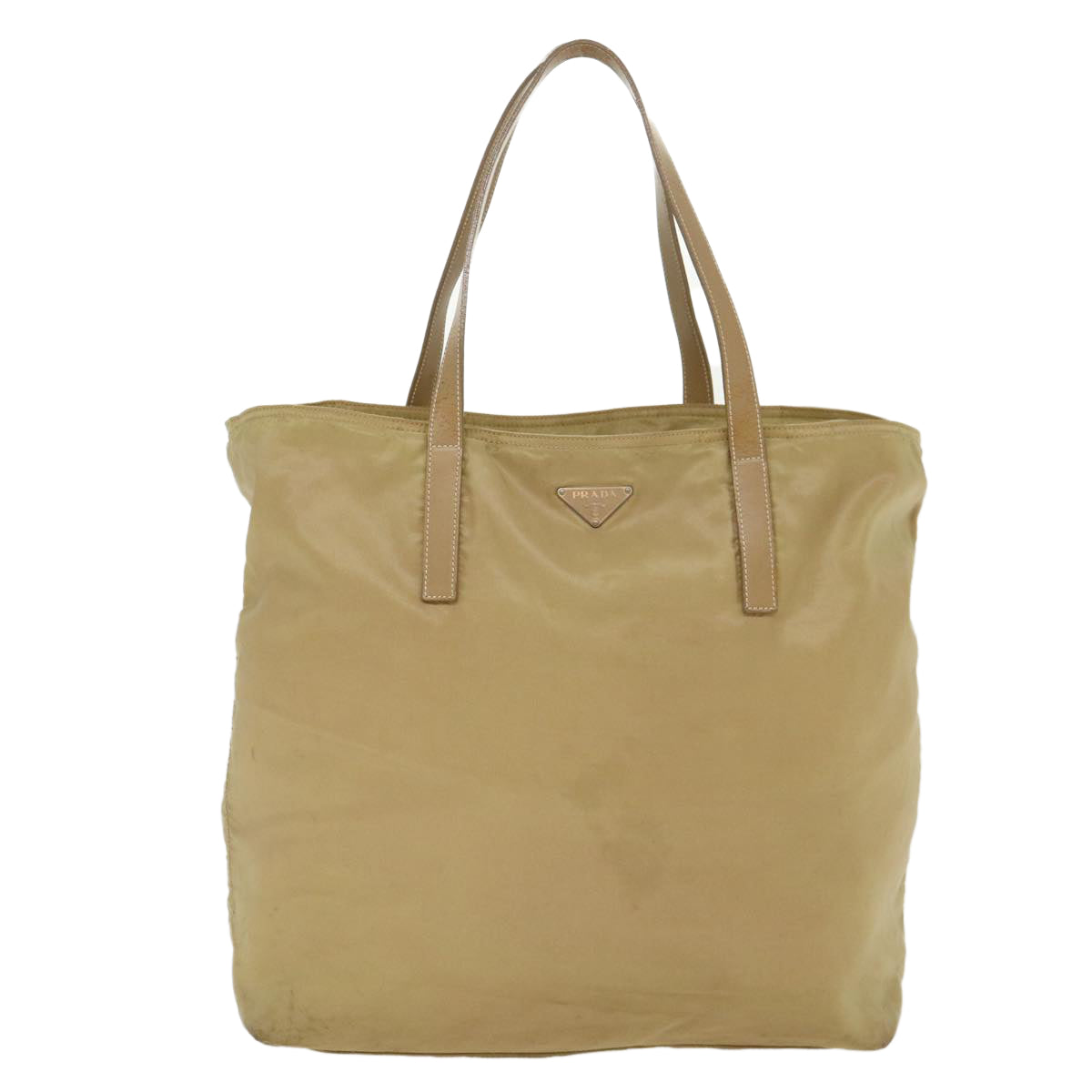 Prada Shoulder Bag Khaki Nylon Nylon Khaki 40046