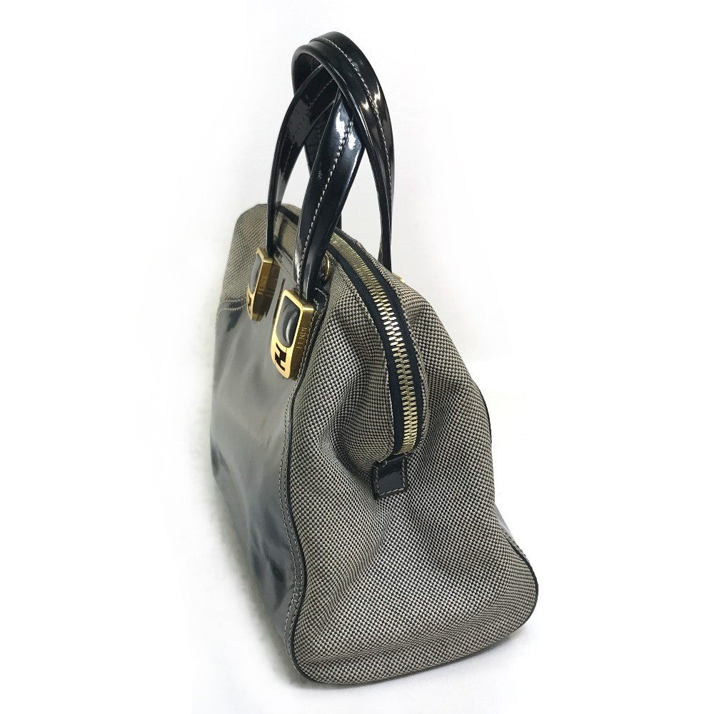 Fendi Handbag Type Enamel Crossbody Shoulder Chameleon Women Leather Canvas Patent Shoulder Bag