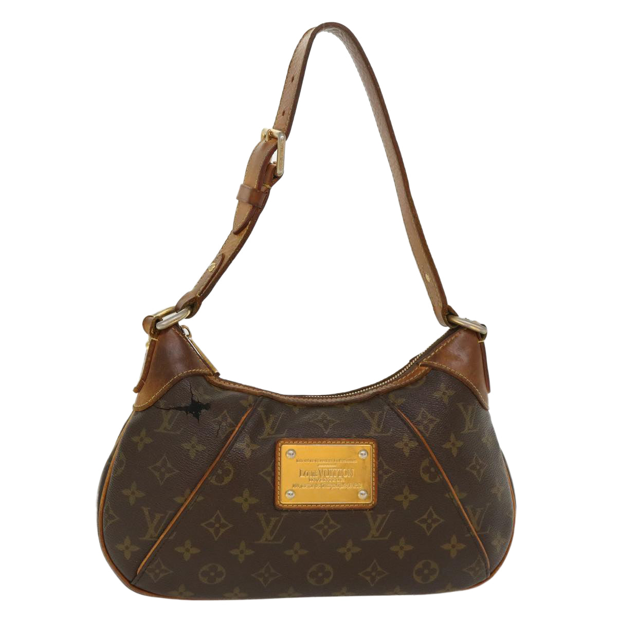 LOUIS VUITTON Monogram Thames PM Shoulder Bag M56384 LV 40169