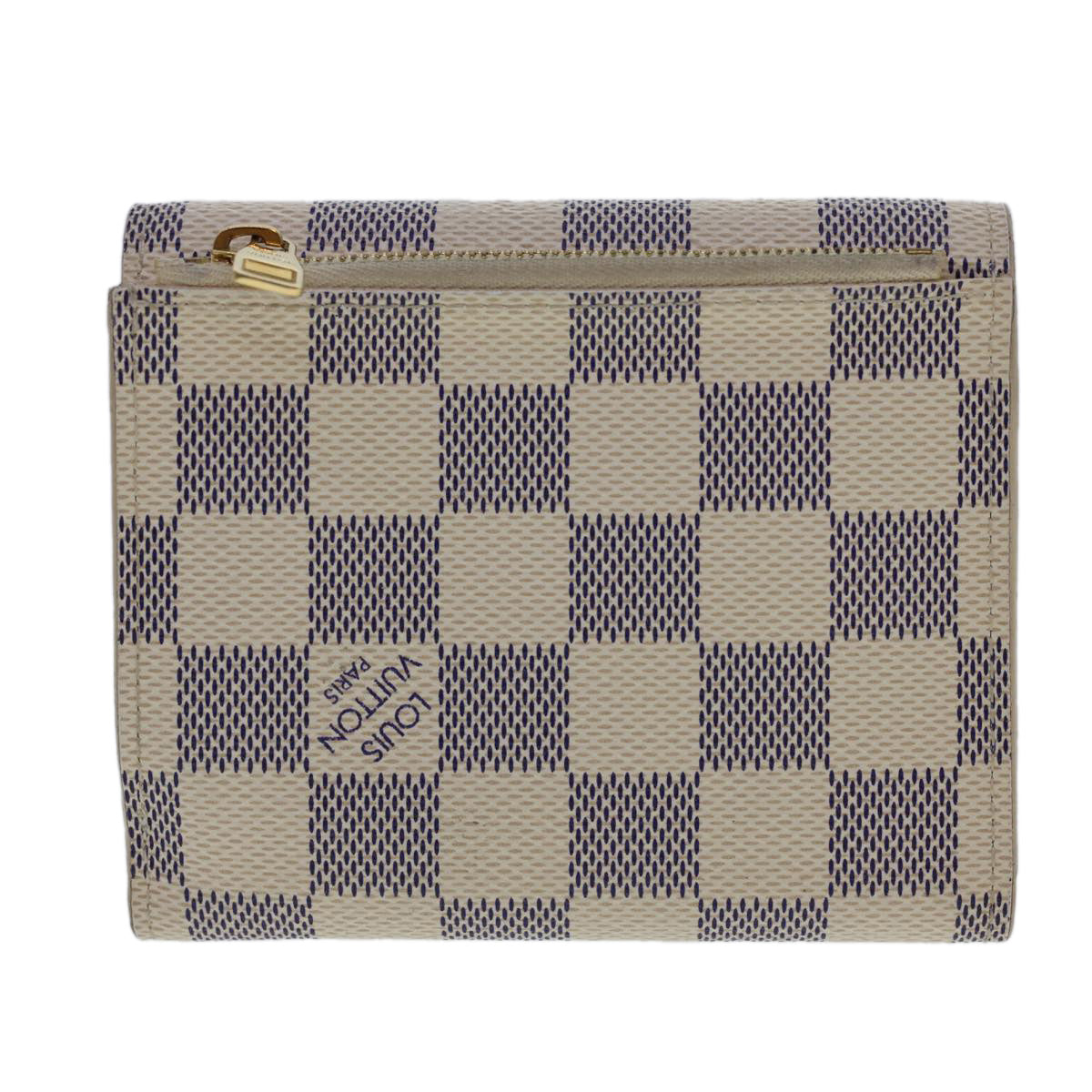 Louis Vuitton Damier Azur Portefeuille Anais Trifold Wallet LV