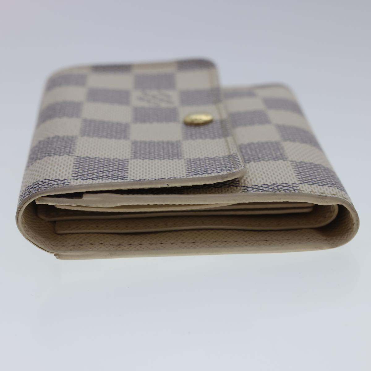 Louis Vuitton Damier Azur Portefeuille Anais Trifold Wallet LV