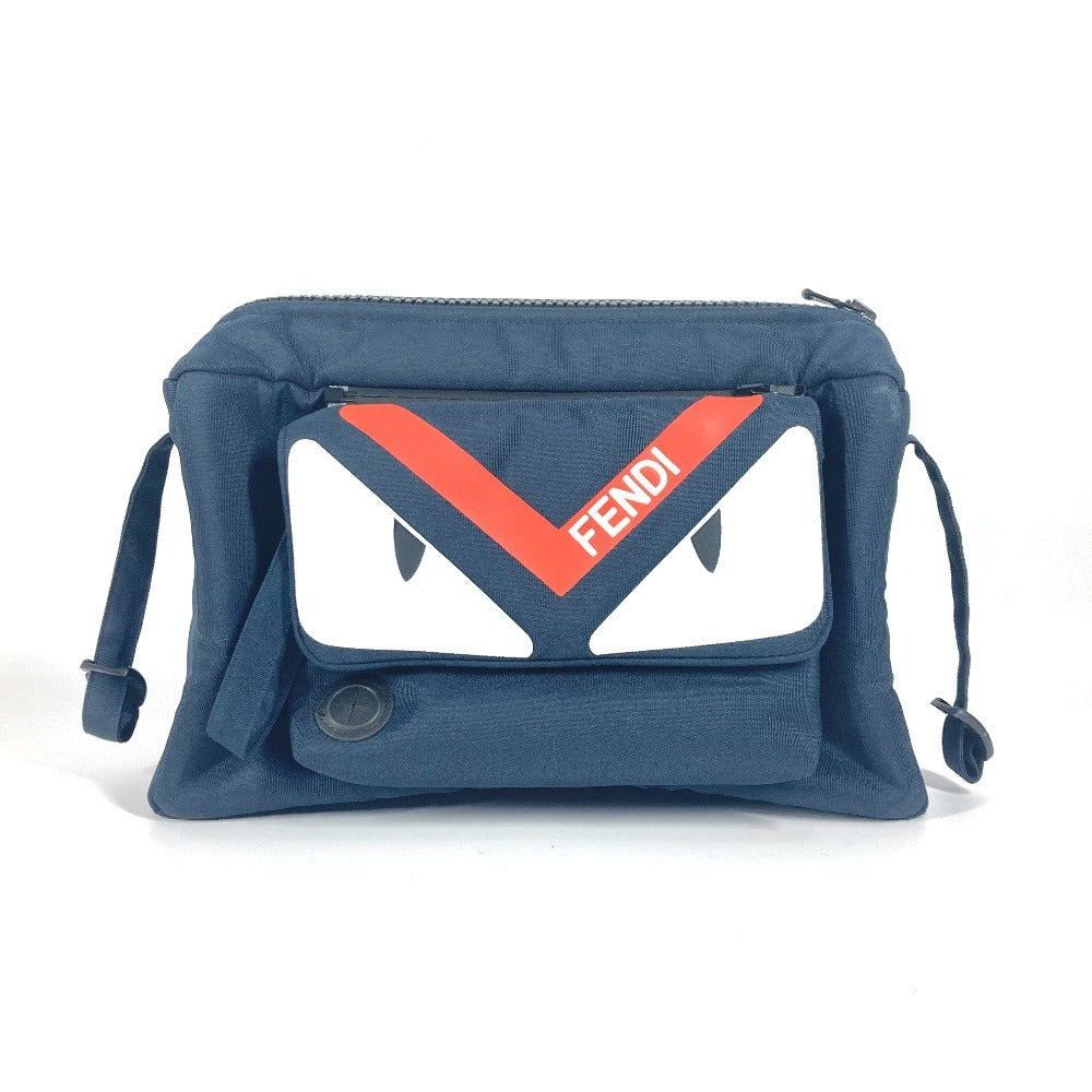 Fendi Pouch Monster Bugs For Strollers Kids Handbag Nylon Navy Travel Bag