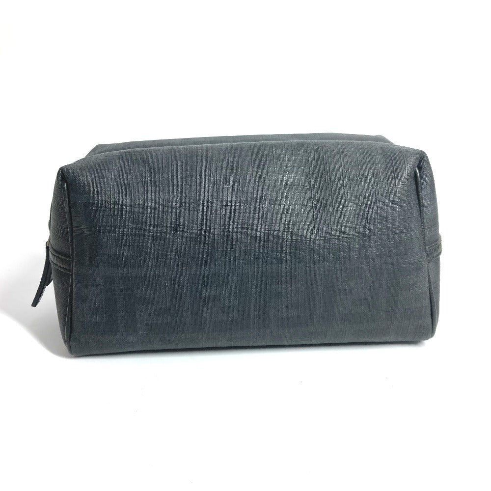 Fendi Business Bag Pvc Zucca Black Logo Travel Bag