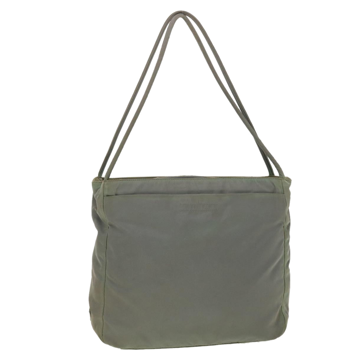 Prada Shoulder Bag Nylon Gray Nylon Gray 40250
