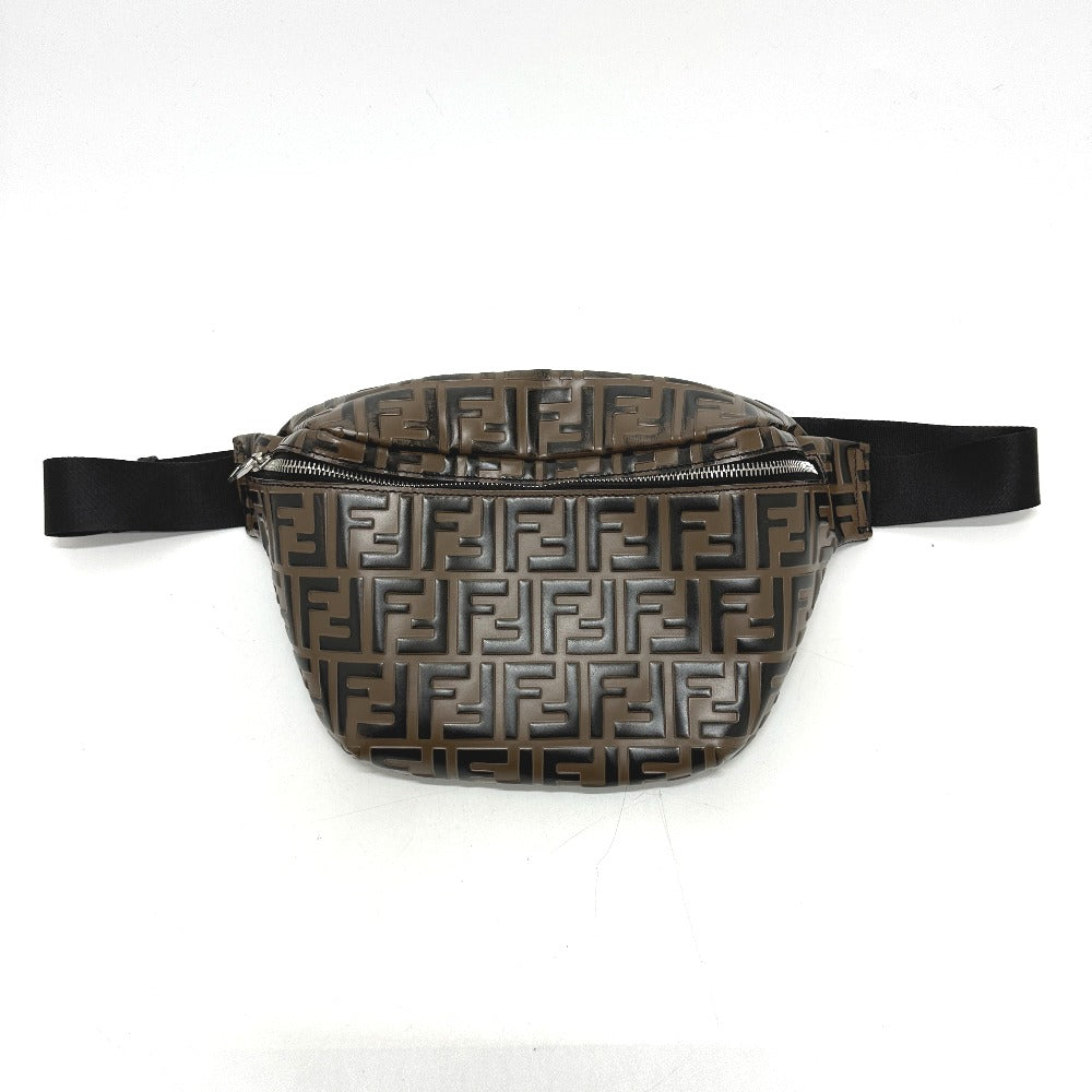 Fendi Sling Bag 7Va434 Bag Cross Sling Bag Shoulder Leather Brown Shoulder Bag