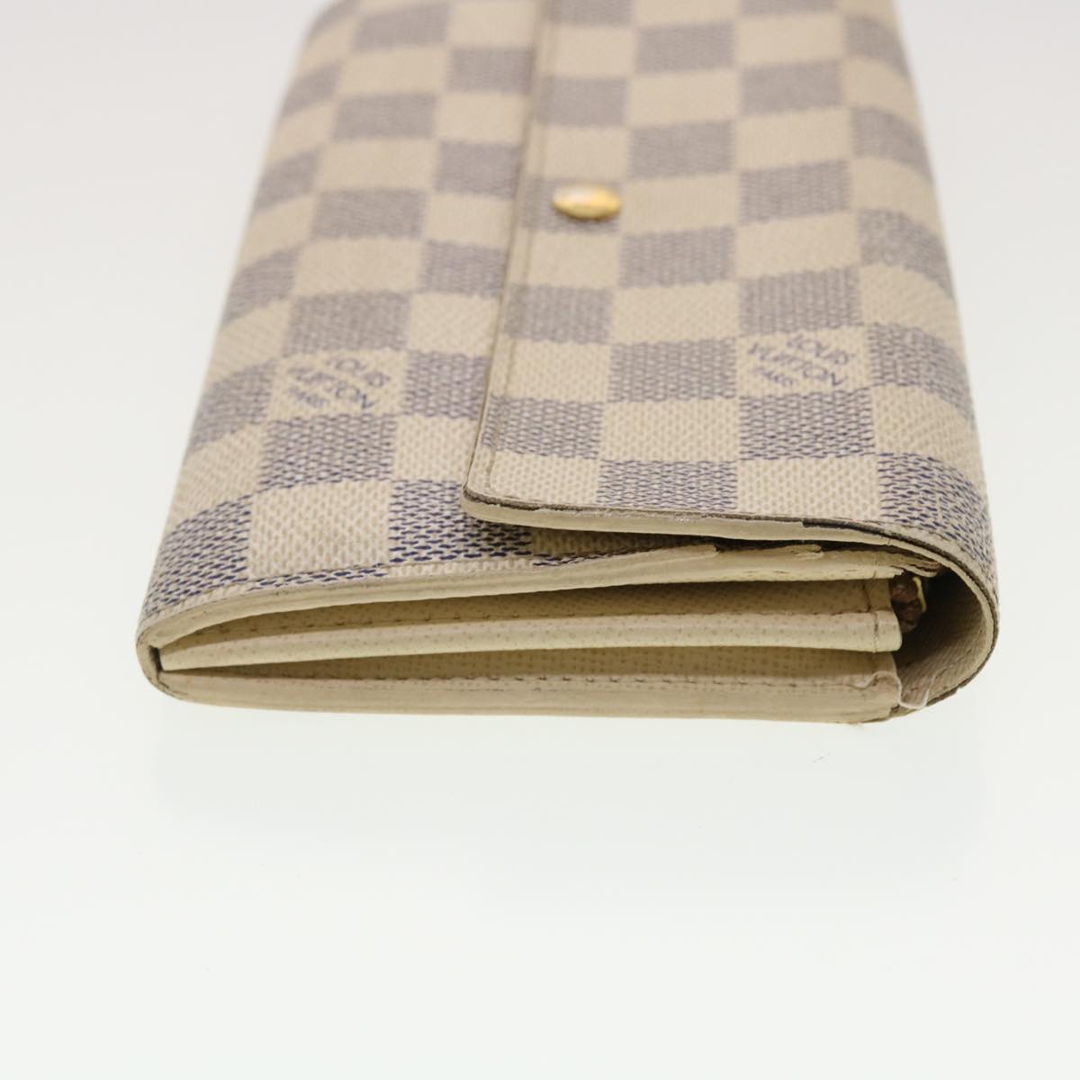Louis Vuitton Damier Azur Portefeuille Sarah Long Wallet LV Style 3