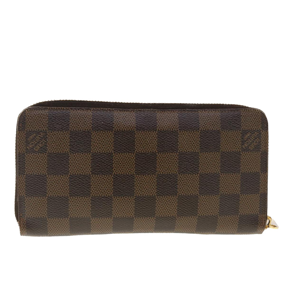 Louis Vuitton Damier Ebene Zippy Wallet Long Wallet LV