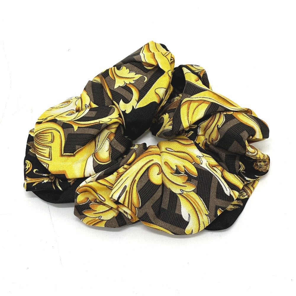 Fendi Hair Accessory Silk Versace Collaboration Versace Fendace Fendace Black Travel Bag