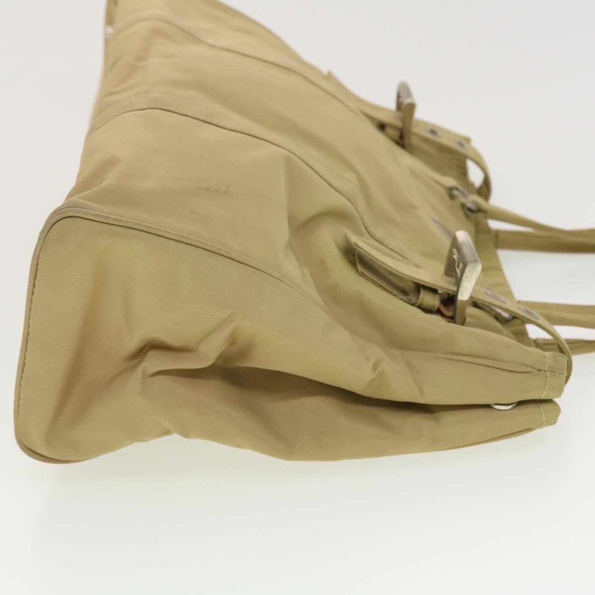 Prada Shoulder Bag Khaki Nylon Nylon Khaki 40277