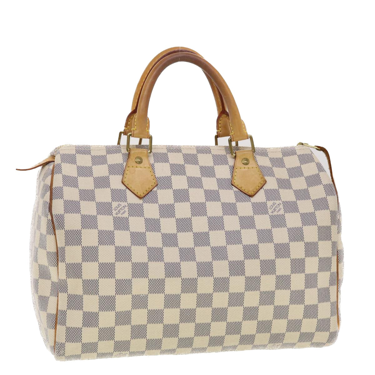 LOUIS VUITTON Damier Azur Speedy 30 Hand Bag N41533 LV 40313