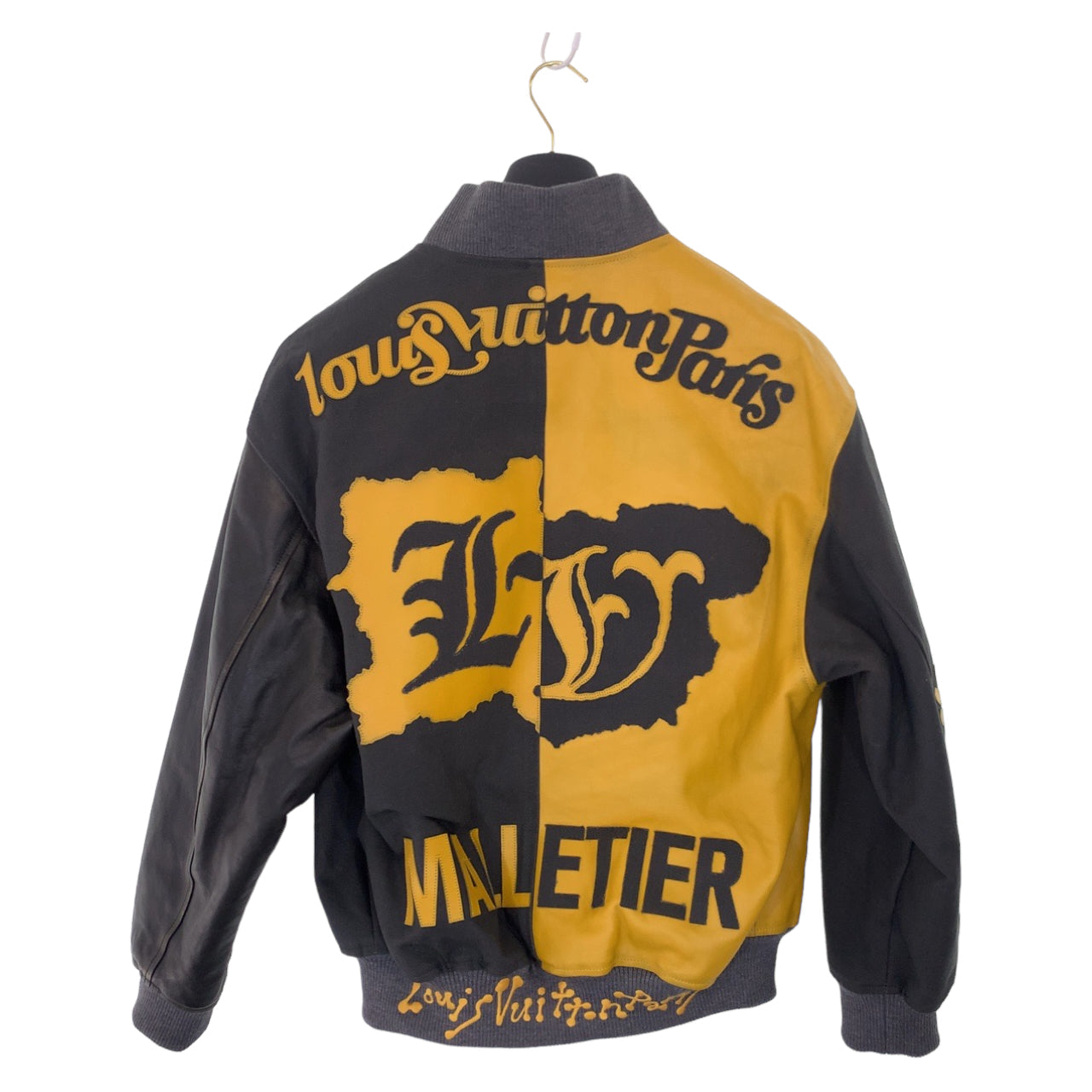 Louis Vuitton Riders jacket RM231 XS0 HOL76E Leather Canvas Gray Apparel