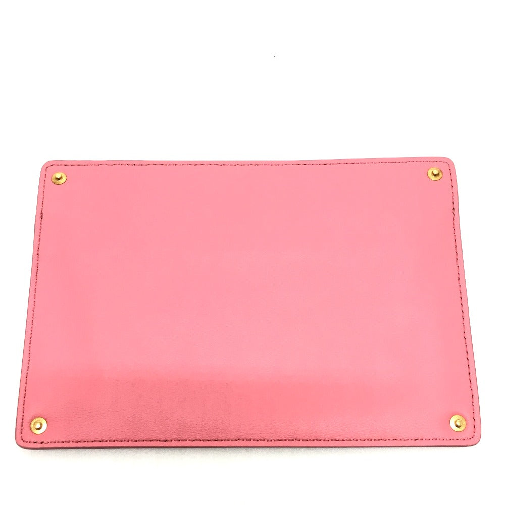 Fendi Pouch 7Ar907 Peek Boo Bag In Leather Pink Travel Bag
