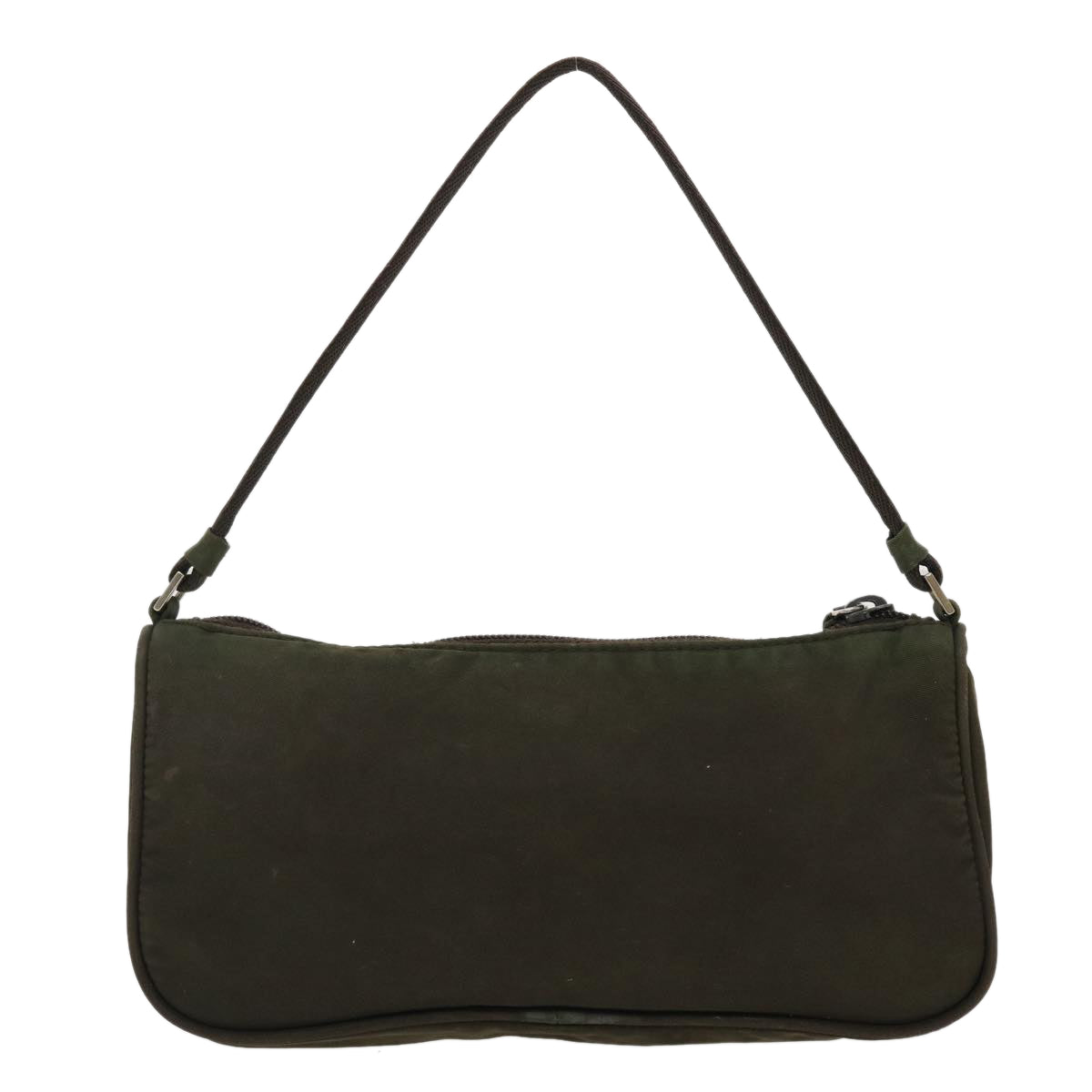 Prada Accessory Pouch Khaki Luxury Handbag Nylon Clutch Bag Nylon Khaki 40332