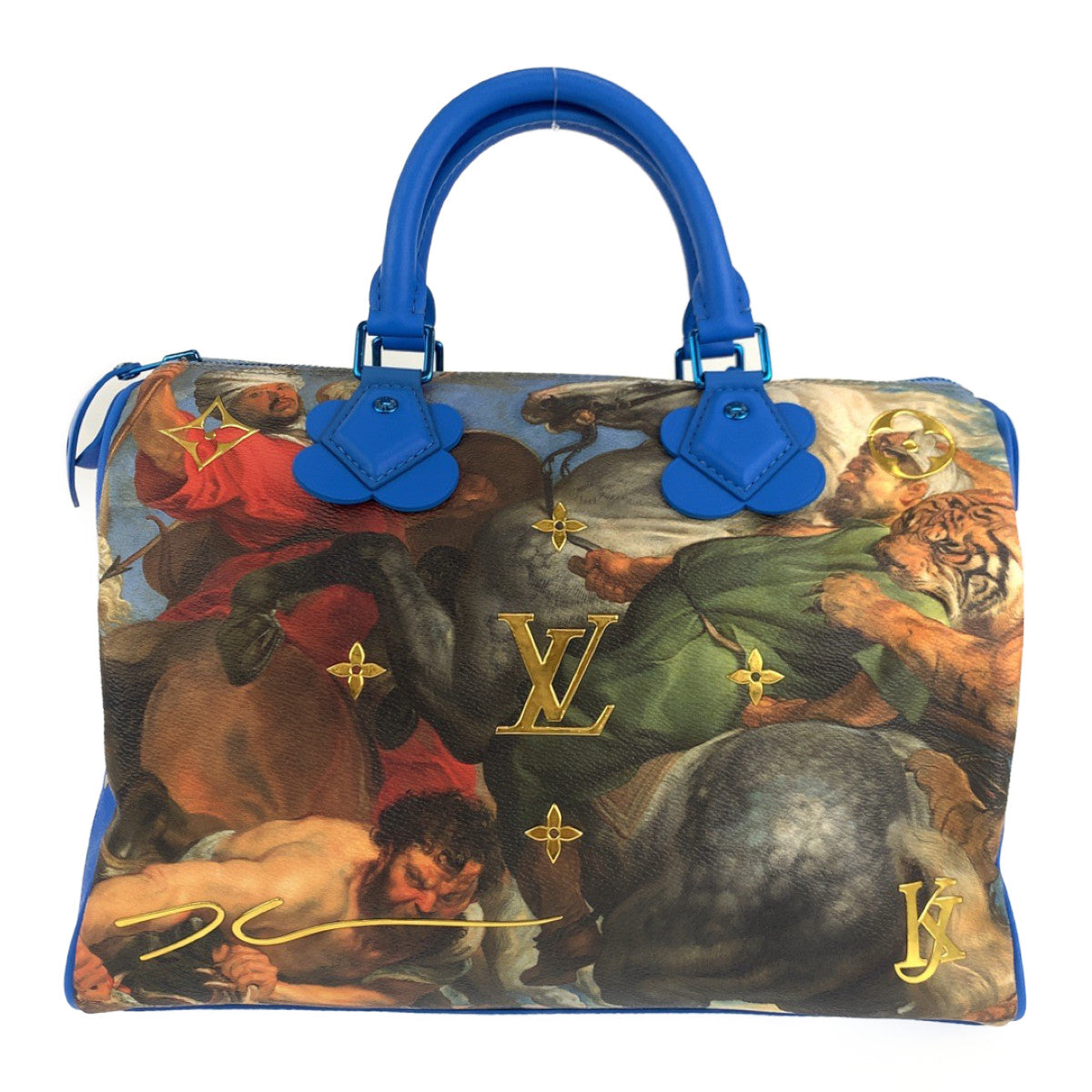 Louis Vuitton Boston Duffel M43305 PVC Masters Multicolor Mini Speedy Travel Bag