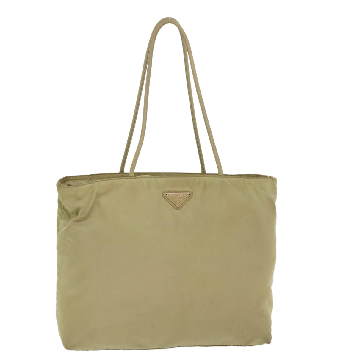 Prada Shoulder Bag Khaki Nylon Nylon Khaki 40350