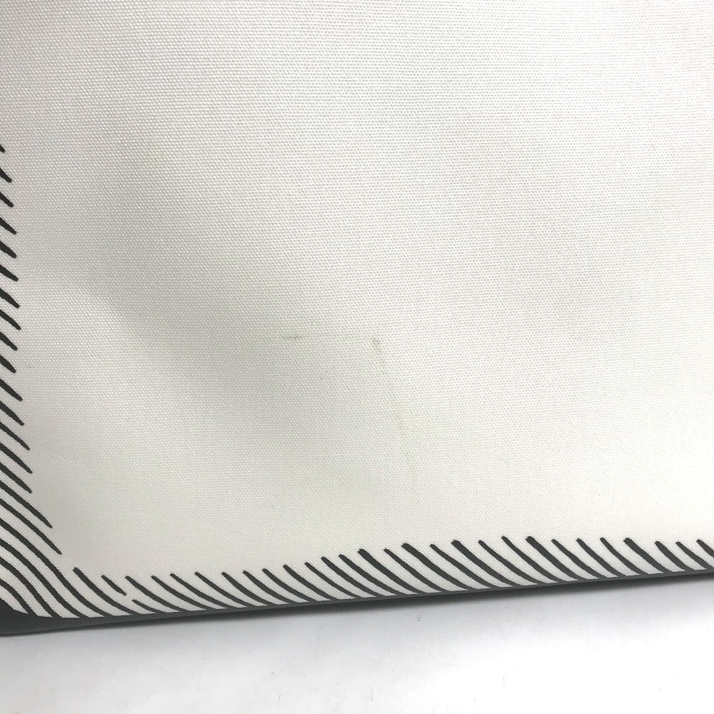 Fendi Tote Bag 8Bh357 Coated Joshua Vides Collaboration Shopper Canvas White