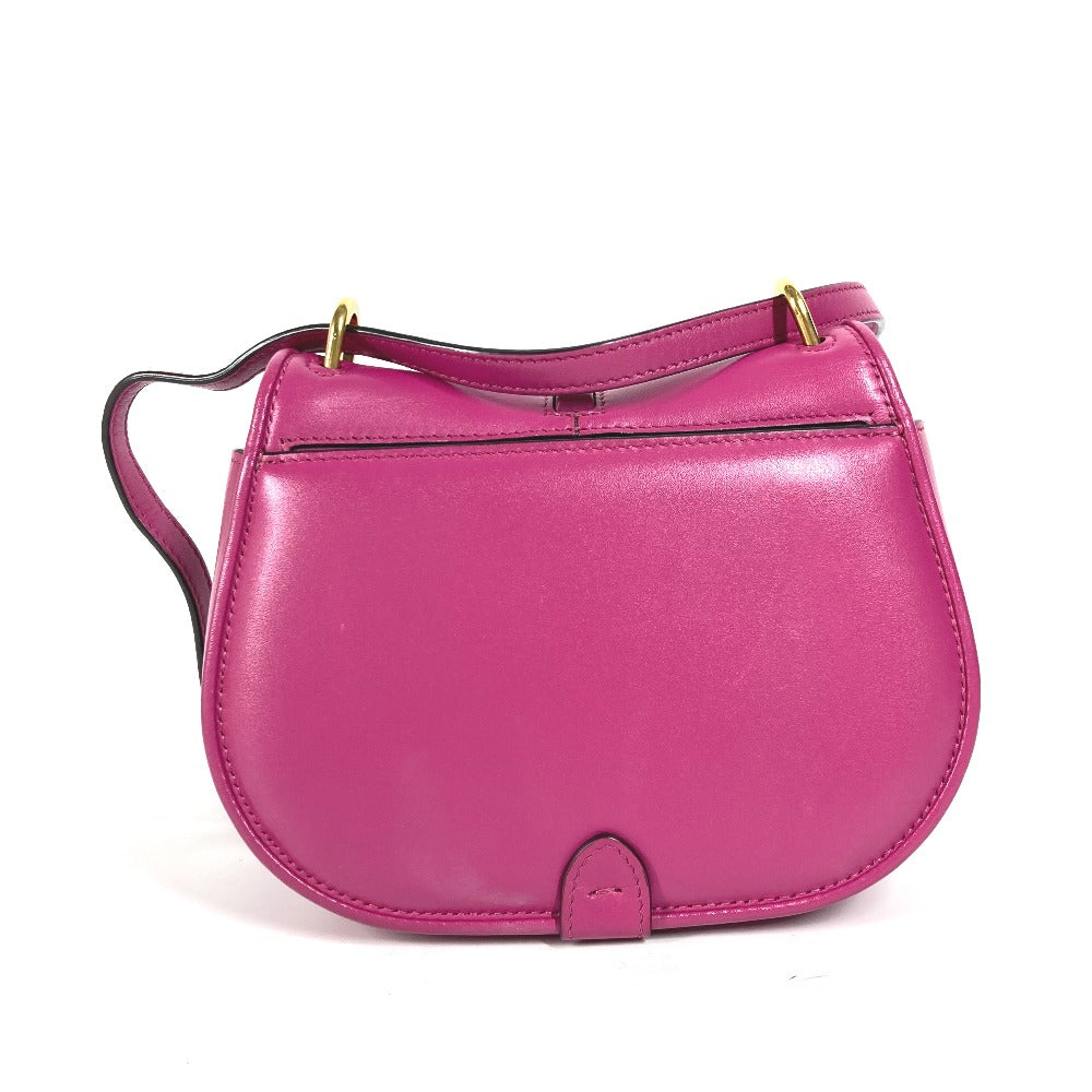Fendi Shoulder Bag 8Bs082 Come On Women Leather Purple Small