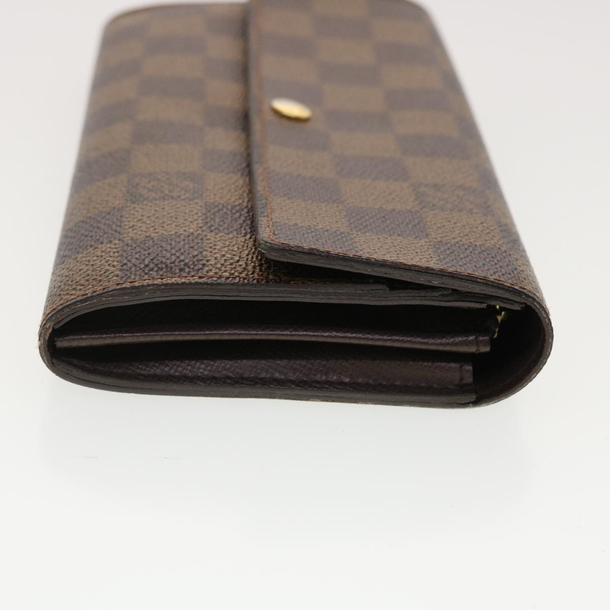 Louis Vuitton Damier Ebene Portefeuille Sarah Long Wallet LV Style 2