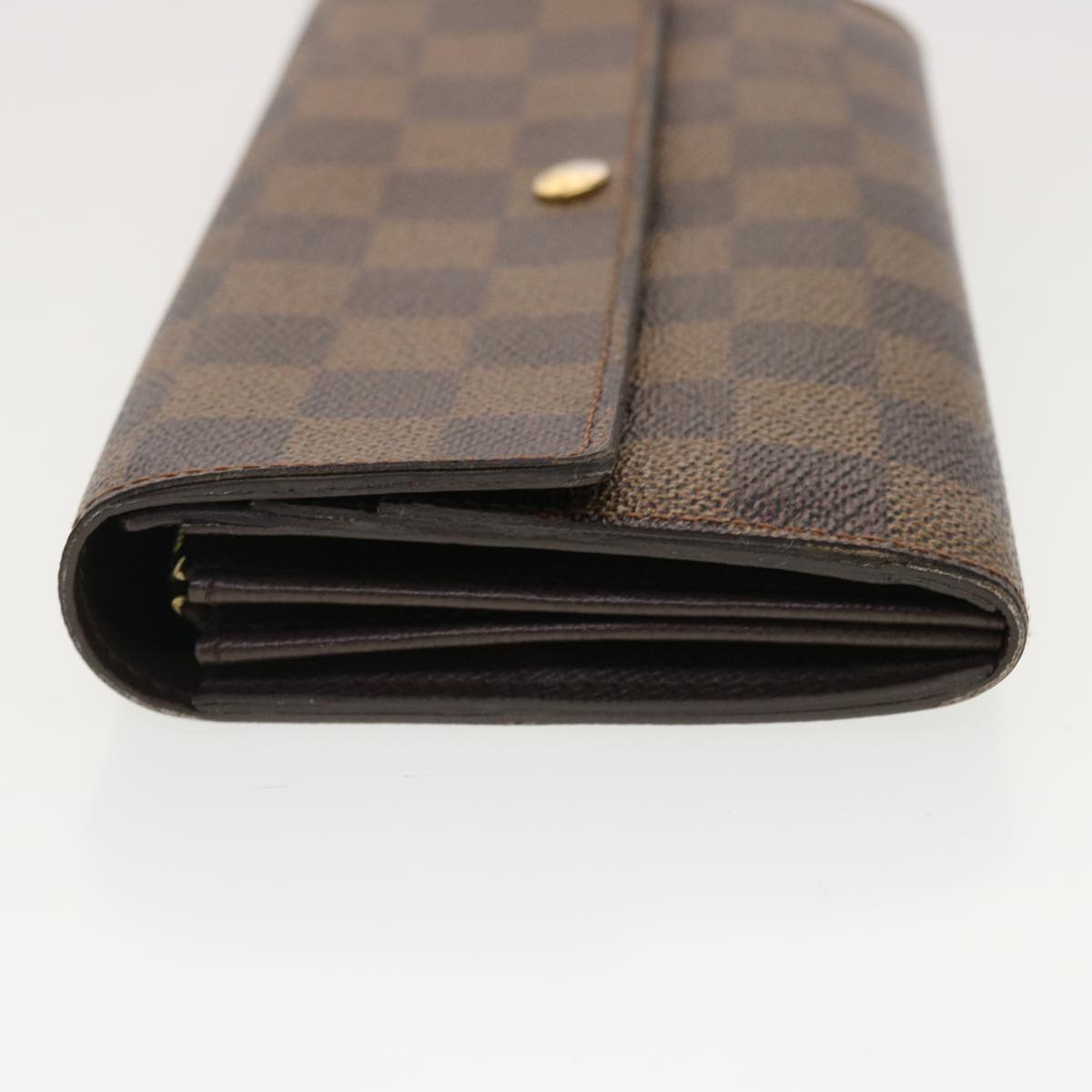 Louis Vuitton Damier Ebene Portefeuille Sarah Long Wallet LV Style 2