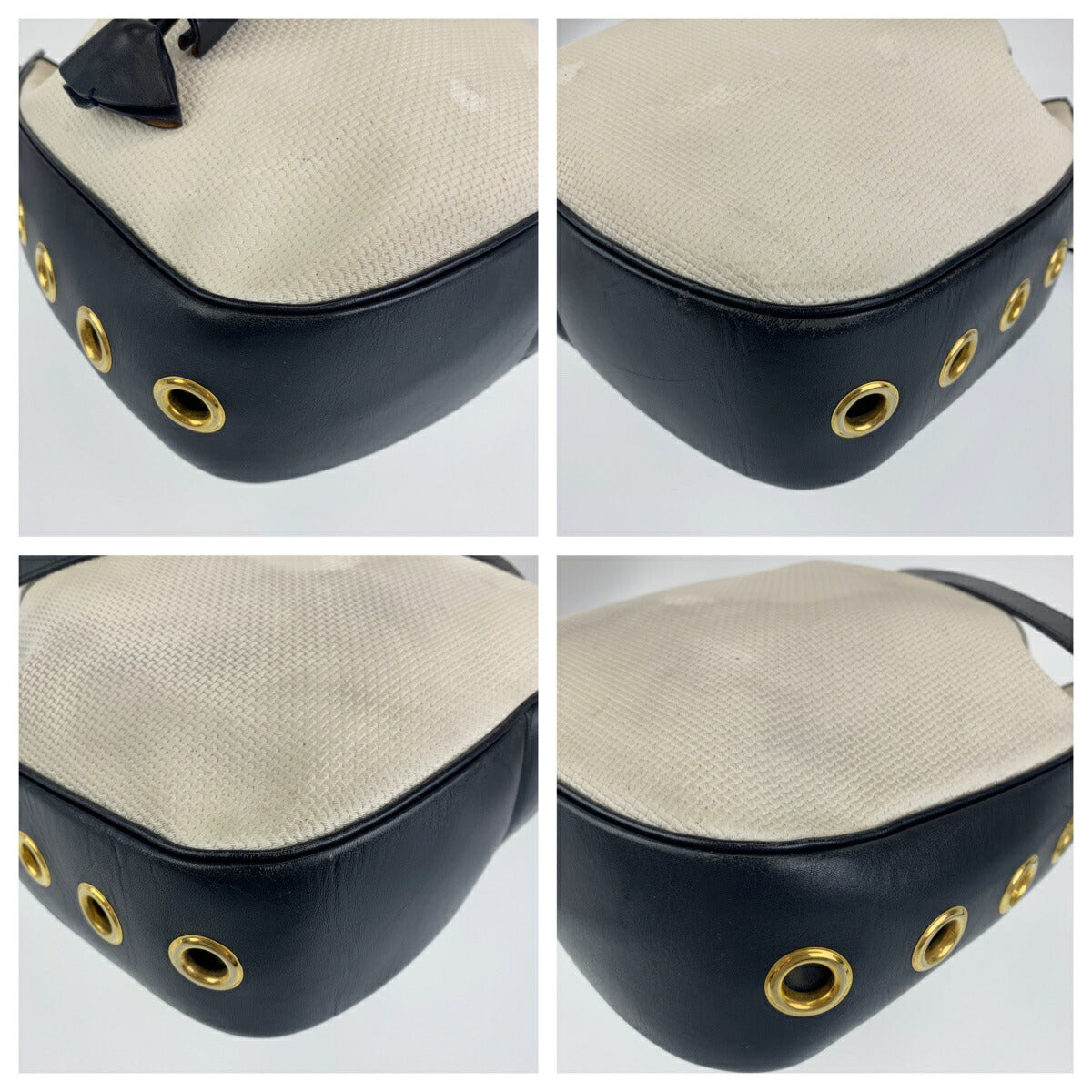 YSL Saint Laurent Pvc Shoulder Bag Leather