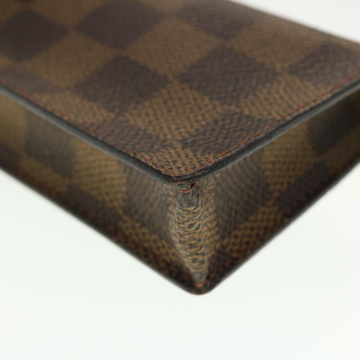 LOUIS VUITTON Damier Ebene Etui Lunettes Simple Glasses Case N62964 40429