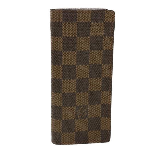 LOUIS VUITTON Damier Ebene Etui Lunettes Simple Glasses Case N62964 40429