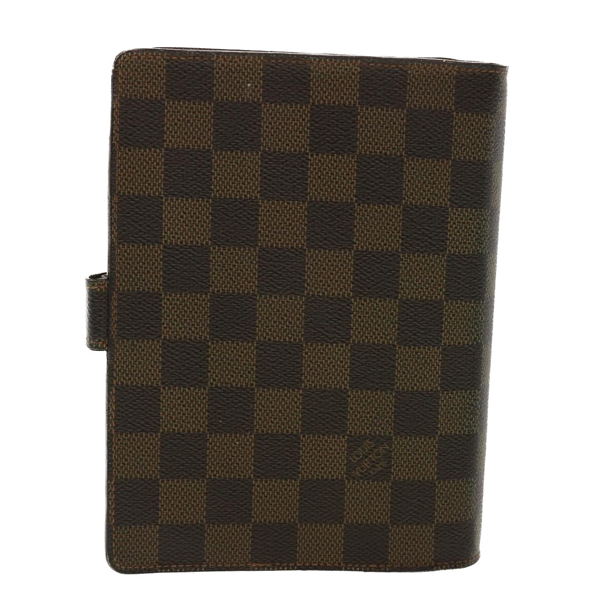 LOUIS VUITTON Damier Ebene Agenda MM Day Planner Cover R20240 LV 40435