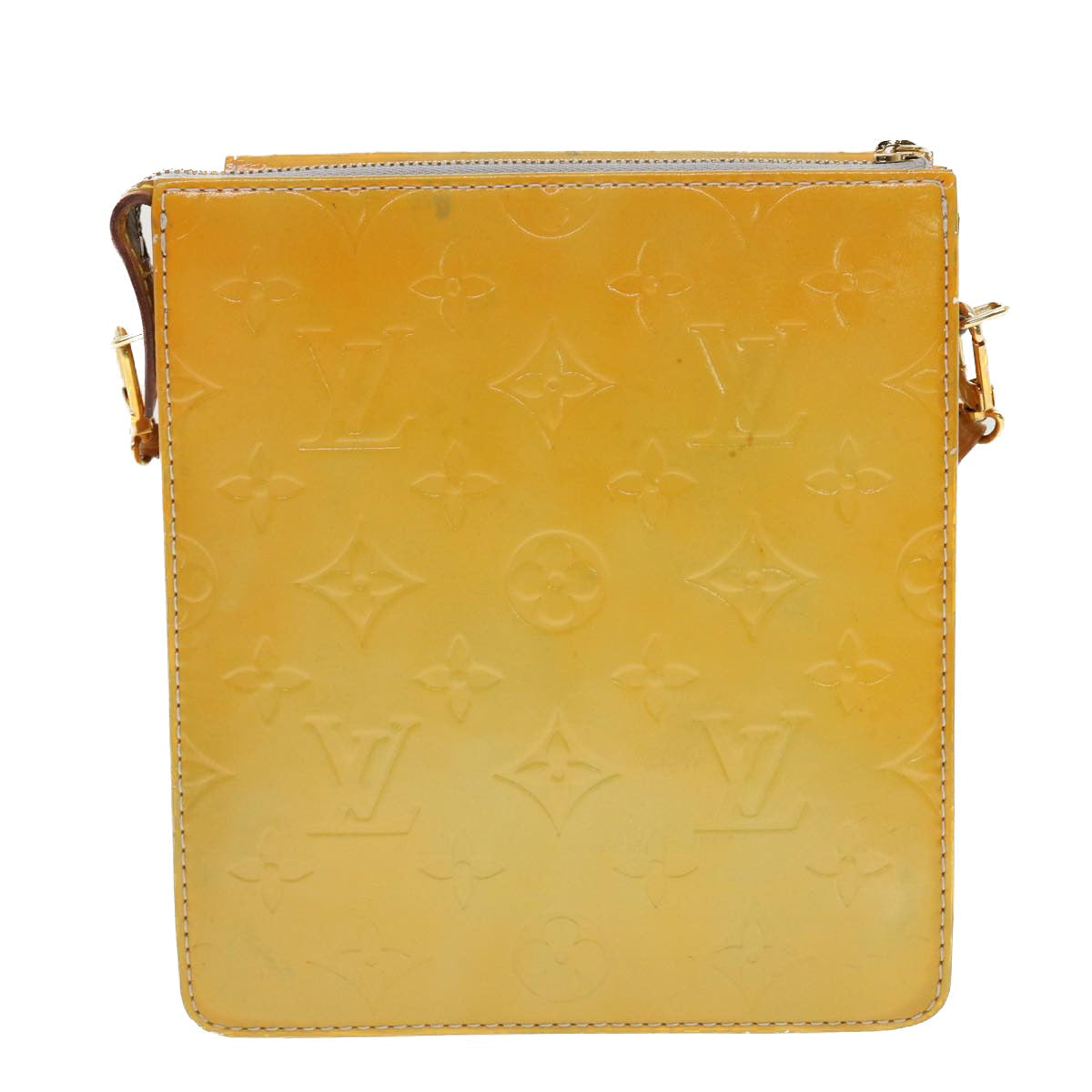 LOUIS VUITTON Monogram Vernis Mott Accessory Pouch Gris M91030 LV 40437