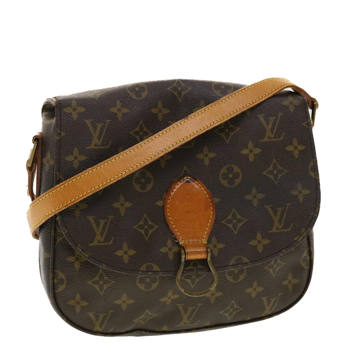 LOUIS VUITTON Monogram Saint Cloud GM Shoulder Bag M51242 LV 40444