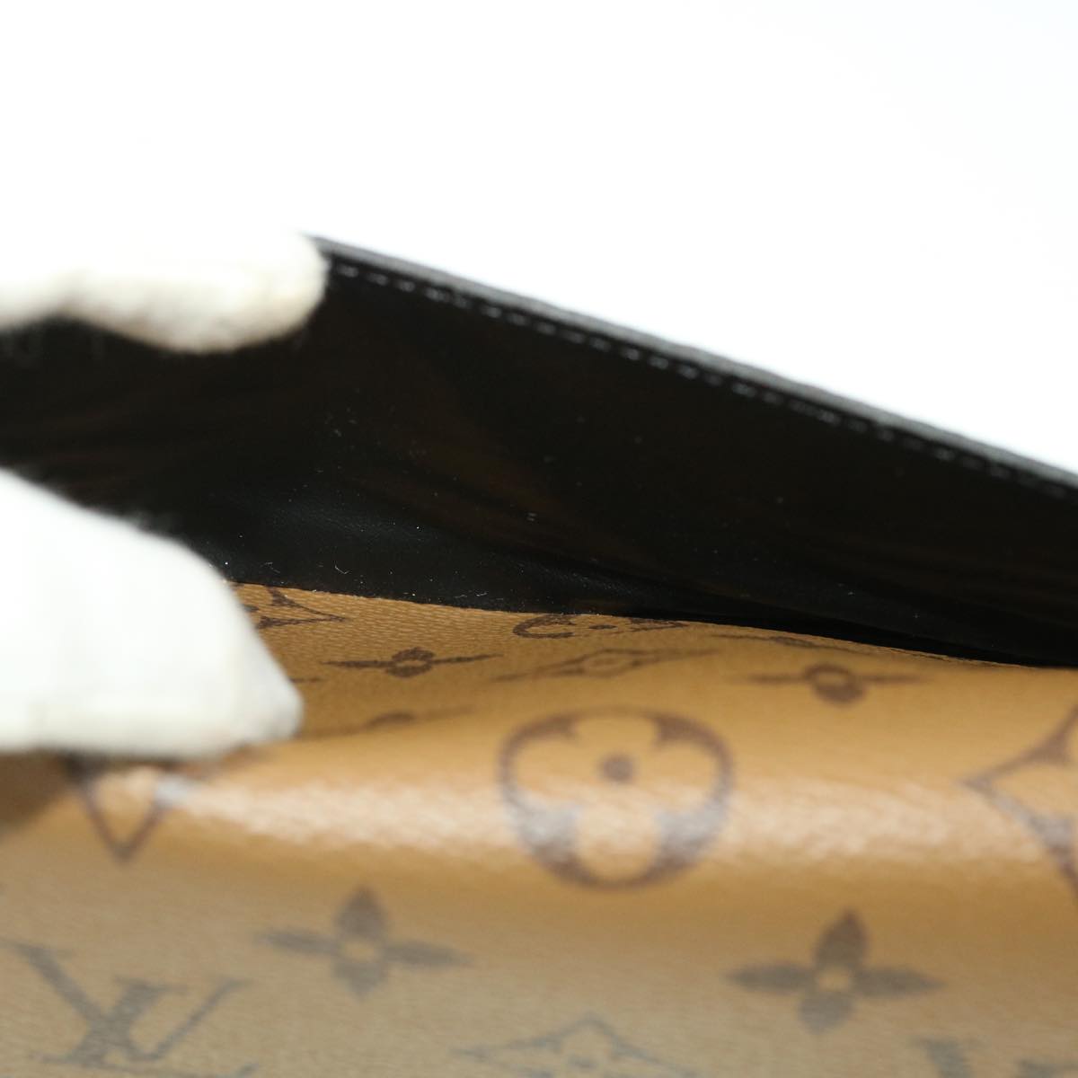 Louis Vuitton Monogram Reverse Portefeuille Emily Long Wallet 40459A